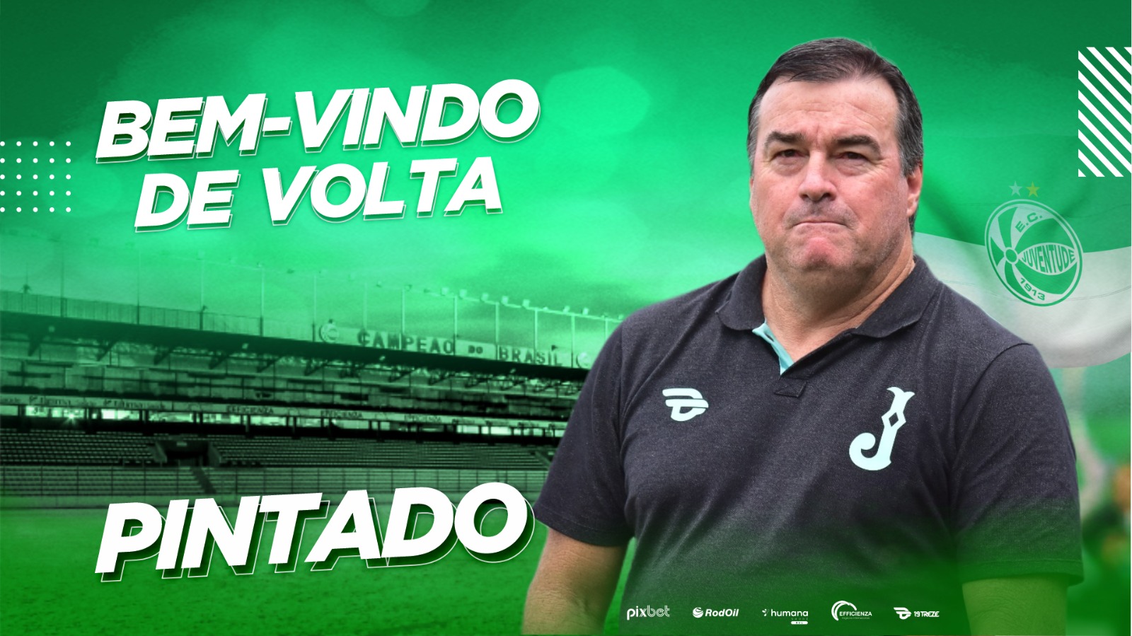 Pintado é o novo técnico do Juventude