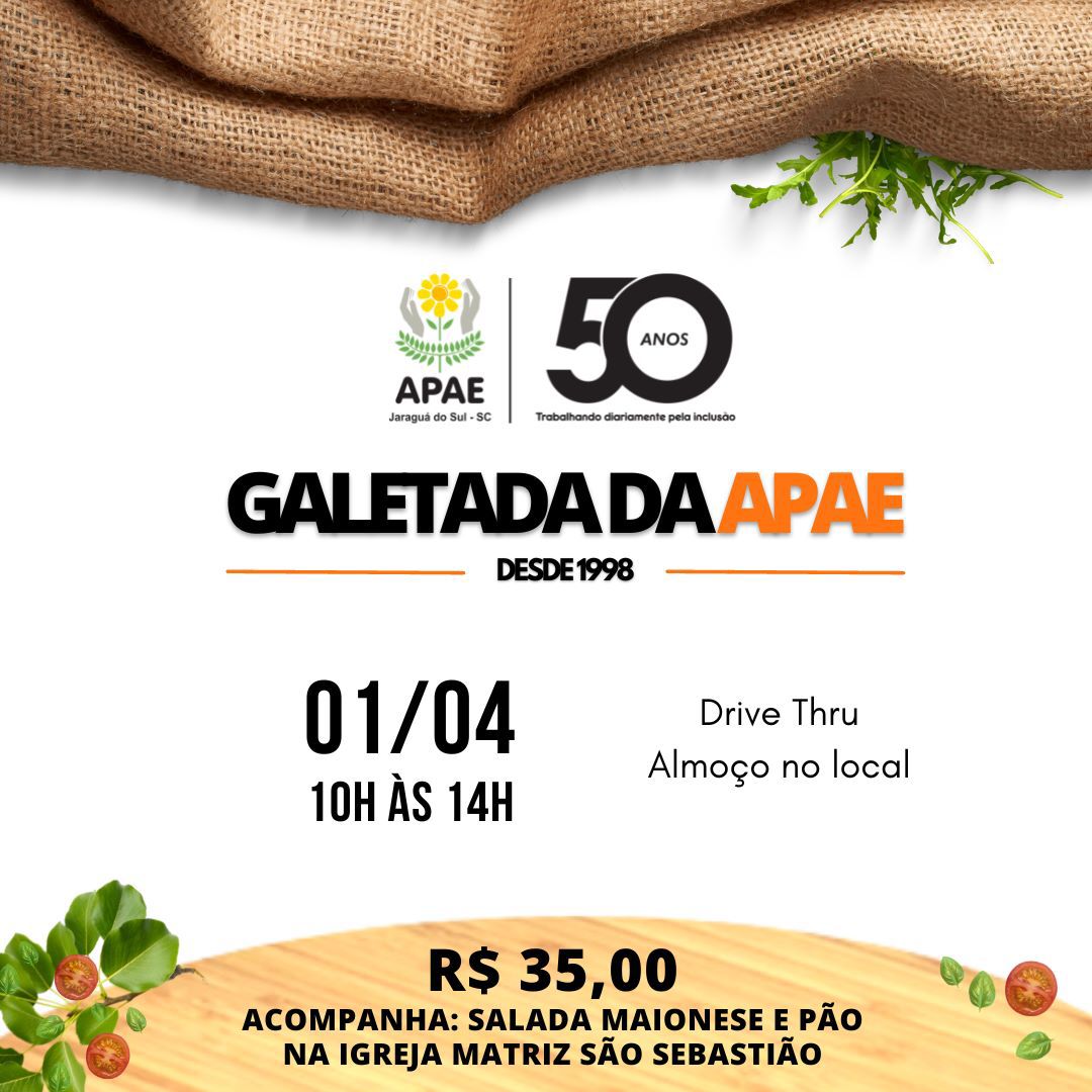 Apae prepara a galetada anual para o primeiro dia de abril