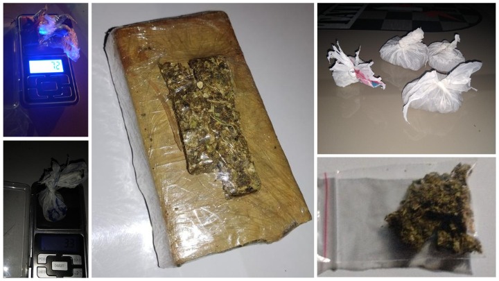 Dez detidos por envolvimento com drogas em 24 horas