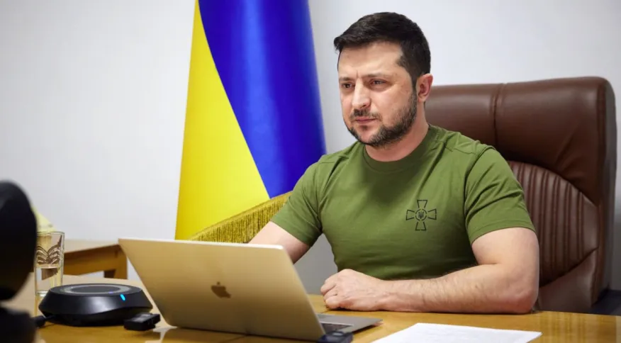 “Absurdo”, diz Zelensky sobre Rússia na presidência do Conselho de Segurança da ONU