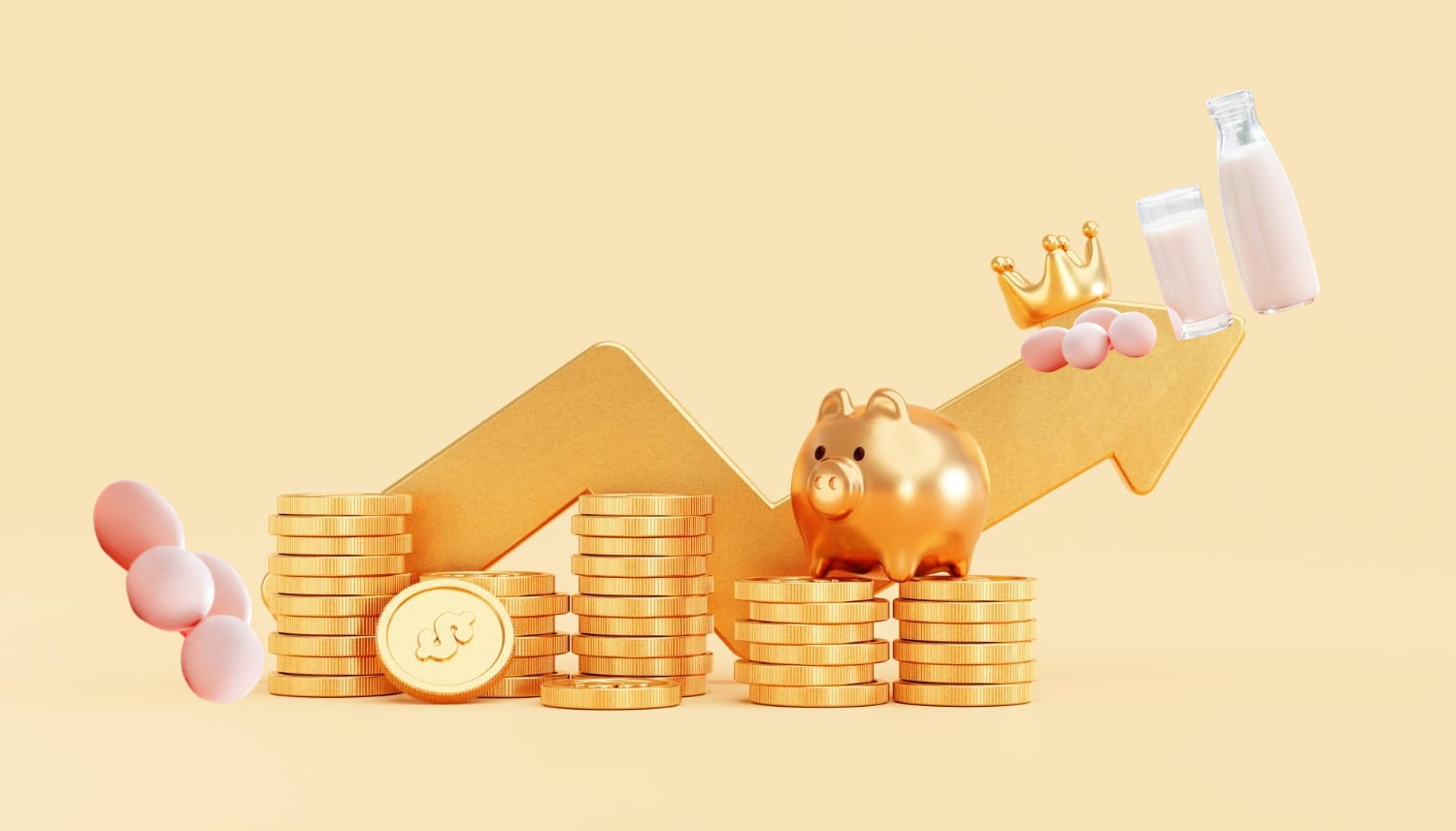 Novo preço do Ovo e leite  pegam brasileiros de surpresa