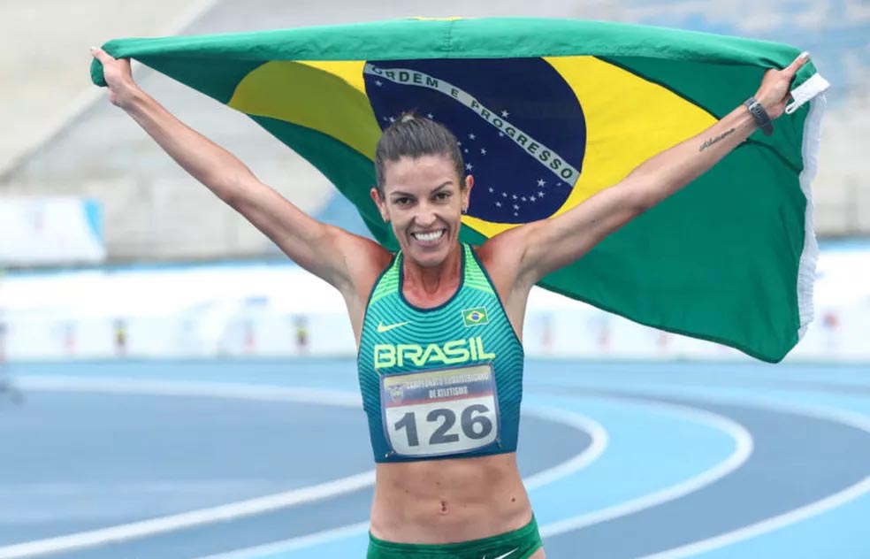 Simone supera a própria marca nos 5 mil metros