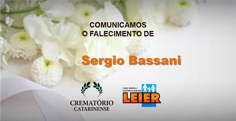 Plano Leier informa o falecimento de Sergio Bassani