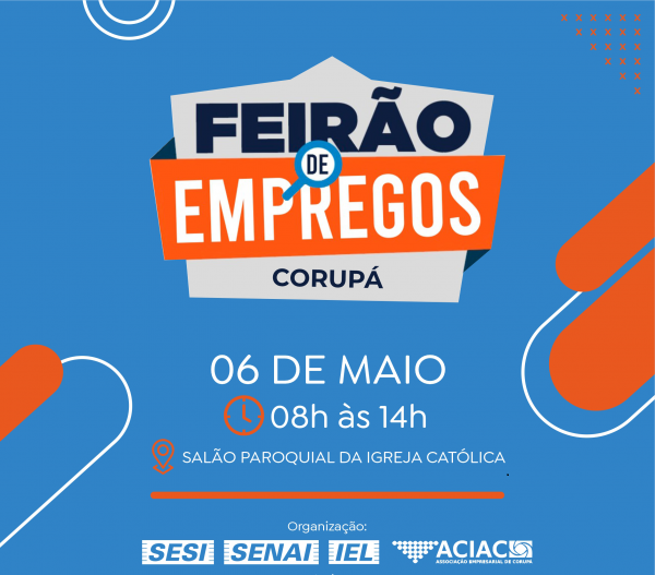 Corupá e Guaramirim organizam os seus Feirões de Empregos