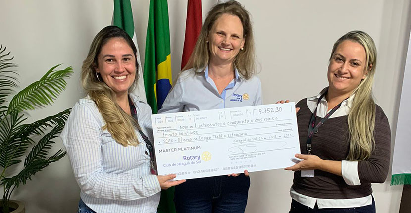 Rotary destina R$ 9,7 mil para “Oficina em Design Têxtil e Estamparia”