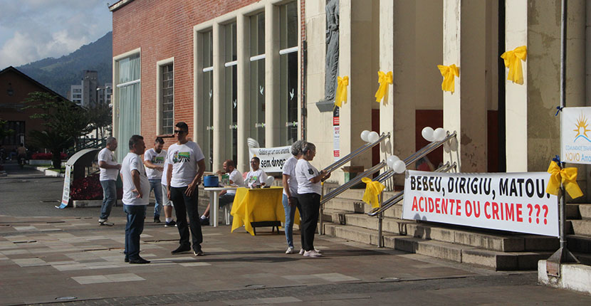 Marcha do Silêncio faz ação no sábado pelo Maio Amarelo