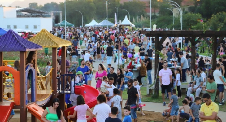Encontro no Parque reuniu mais de 20 mil pessoas na Via Verde