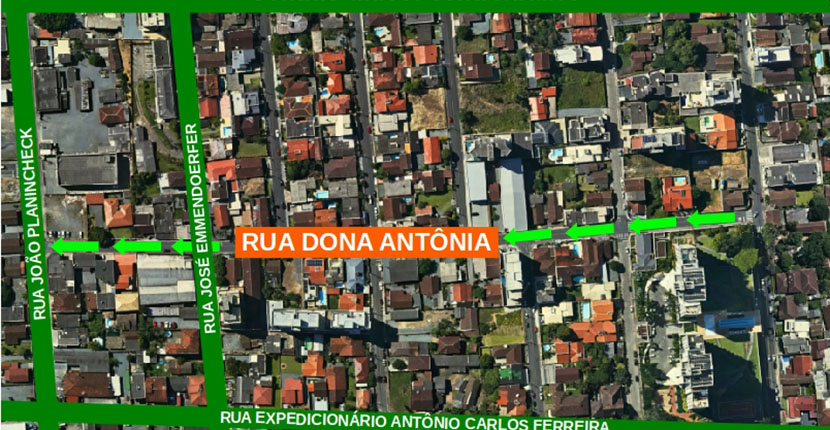 Rua Dona Antônia passa a sentido único a partir desta quinta