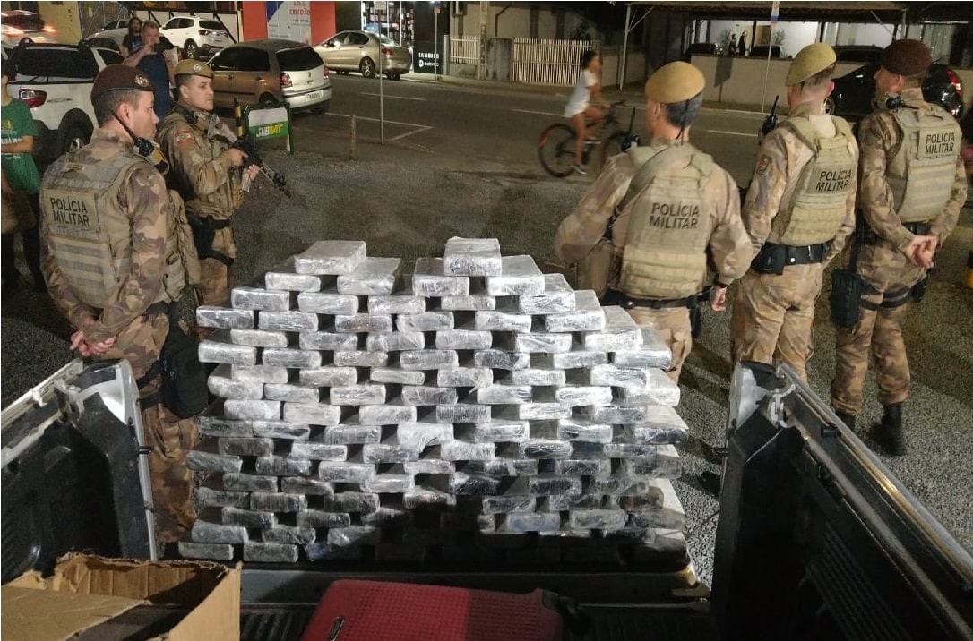 PM apreende quase 100 quilos de cocaína