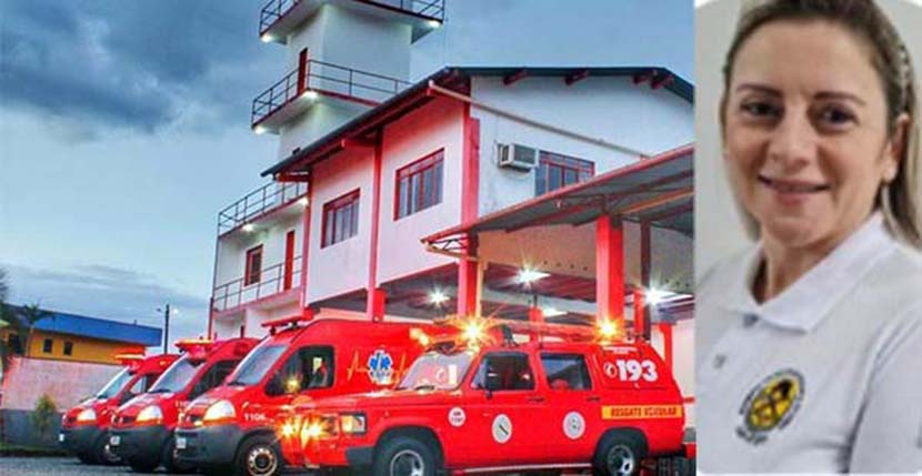 Mulher preside os Bombeiros Voluntários de Corupá