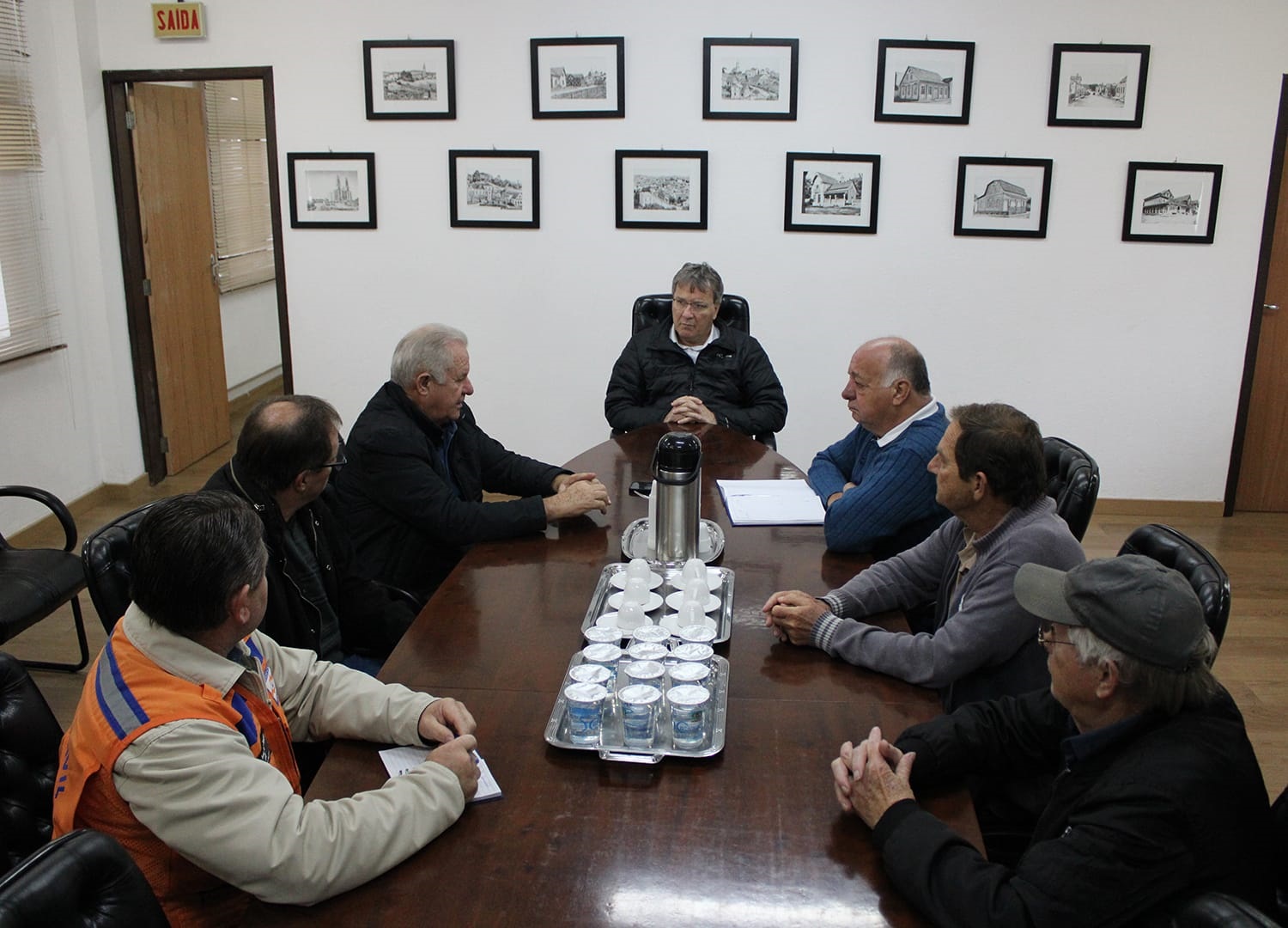 Corupá e São Bento se reúnem para tratar da ponte da divisa