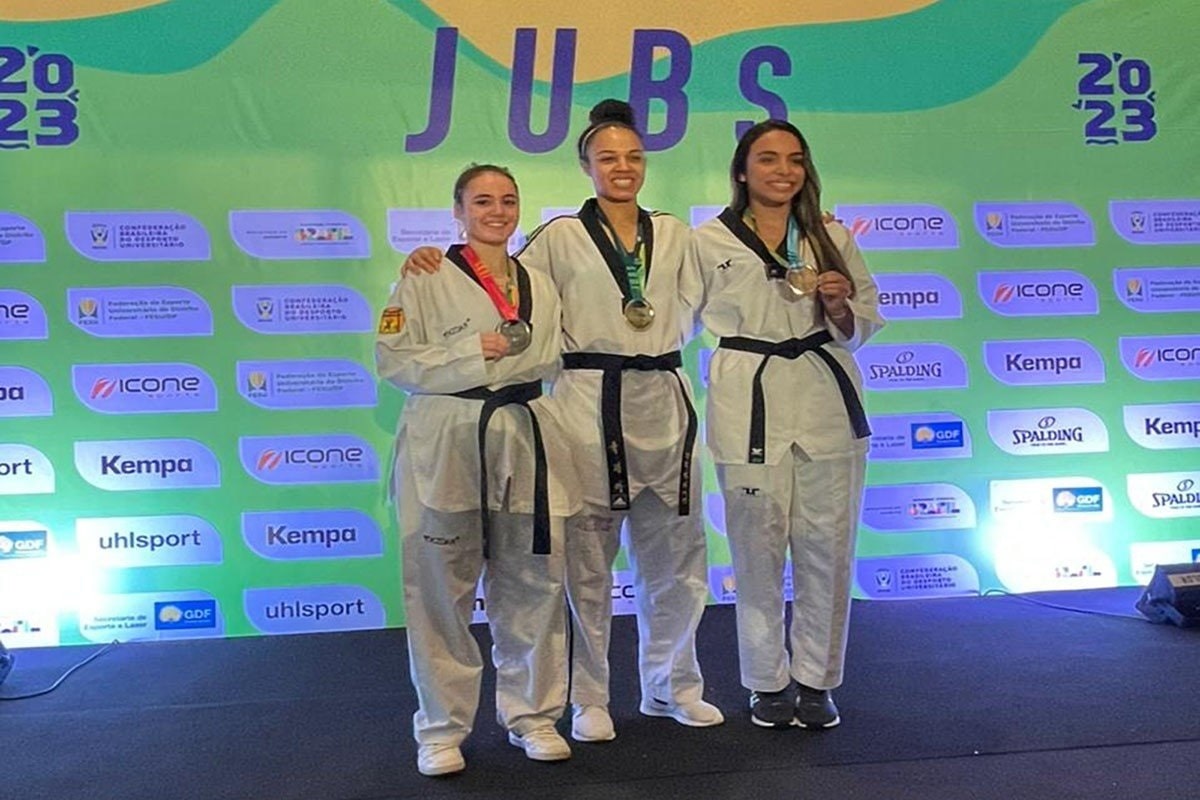 Taekwondo: Atleta jaraguaense é vice-campeã nos Jogos Universitários Brasileiros