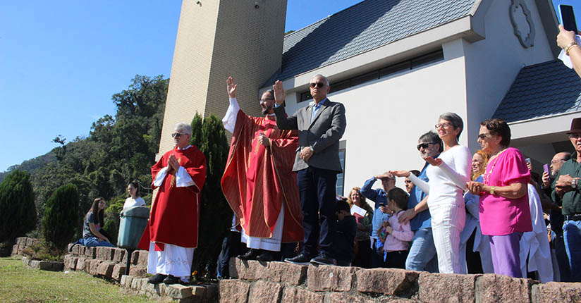 Missa na Chiesetta do dia 25 foi “acima das nuvens”