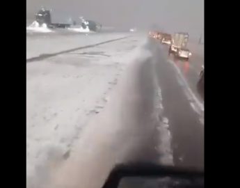 VÍDEOS – Temporal de Granizo deixa paisagem branca no  estado de SP