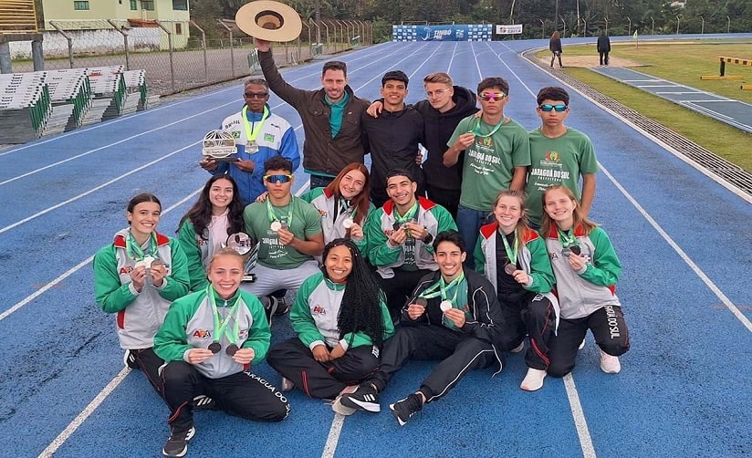 Atletismo: Jaraguá do Sul conquista 17 medalhas e troféu geral no estadual sub-23