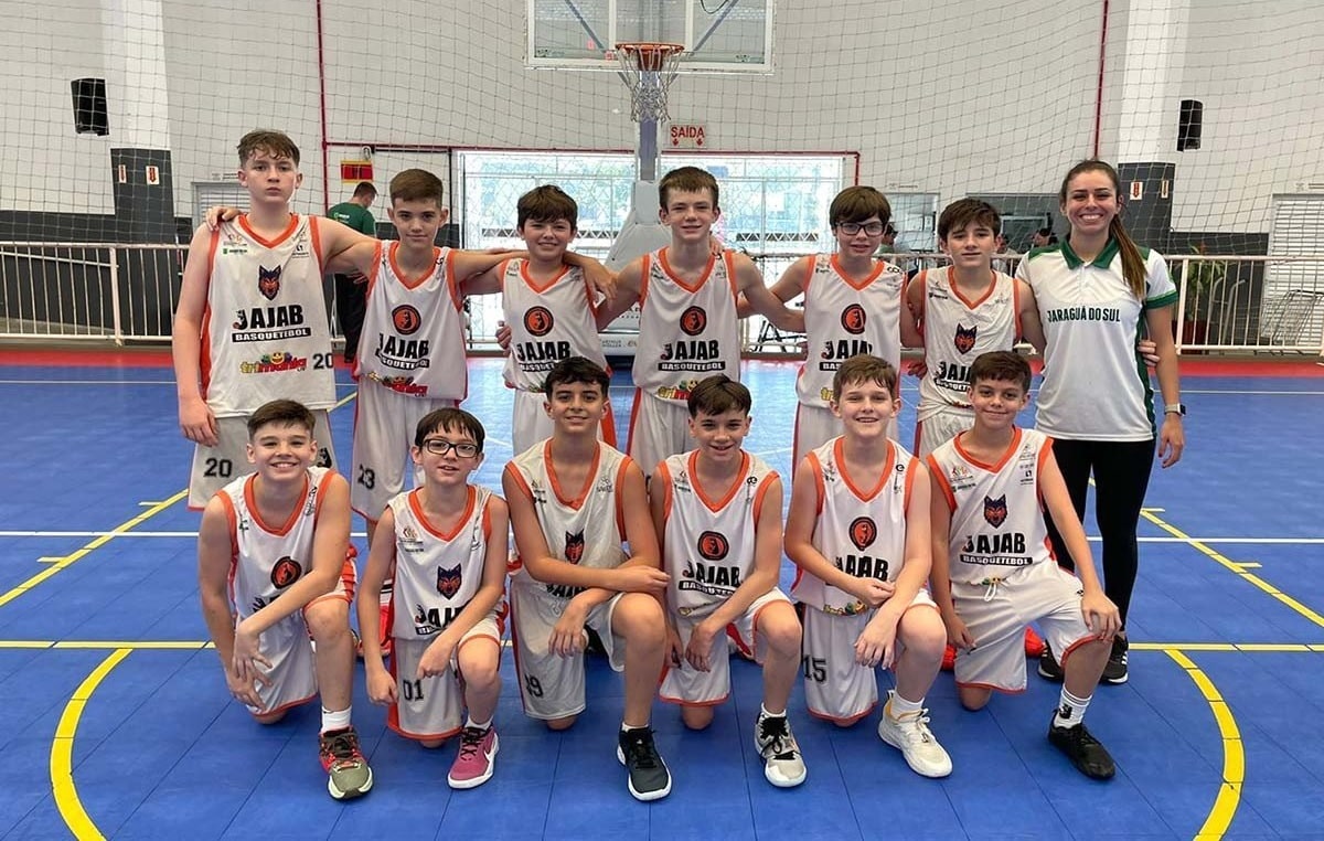 Basquete: Times masculinos de Jaraguá do Sul avançam à fase final do estadual sub-12 e sub-13