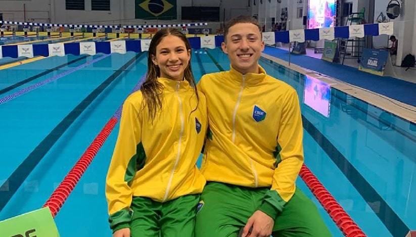 Natação: Jaraguaense sobe ao pódio no mundial escolar sub-15