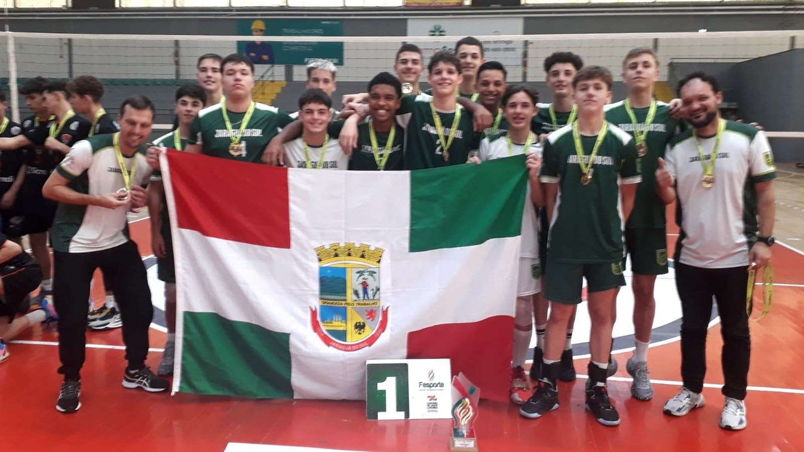 Vôlei: Time masculino de Jaraguá do Sul garante vaga à fase estadual da Olesc