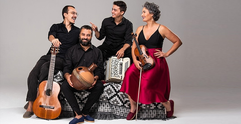 Concerto traz quarteto inédito para apresentação no teatro Sesc 