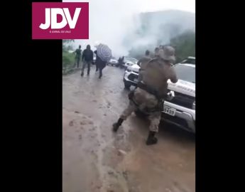 VÍDEOS – Indígenas e policiais entram em confronto em José Boiteux