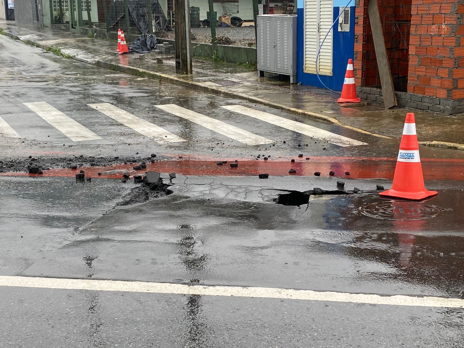 Chuva coloca Jaraguá do Sul em sinal de alerta