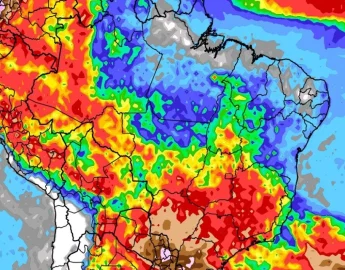 PREVISÃO DO TEMPO: TENDÊNCIA DE CHUVA PARA DEZ DIAS (24/10/2023)