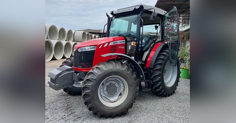 Novo trator de pneu reforça a patrulha agrícola