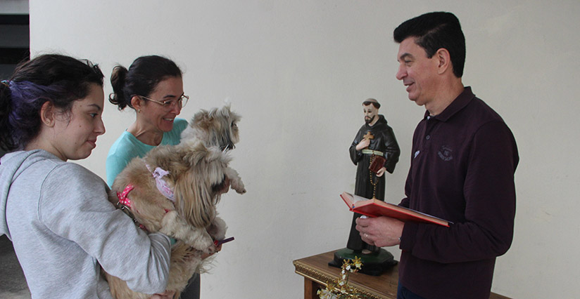 Quarta-feira é dia de abençoar os animais na Igreja São Francisco