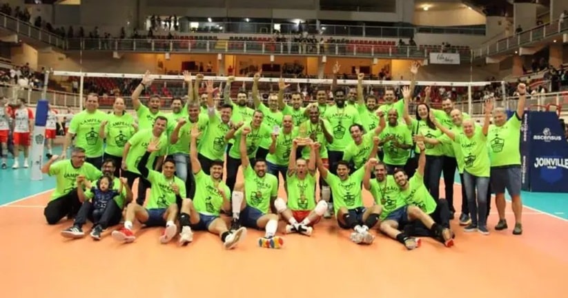 Vôlei: Joinville vence o Blumenau e comemora título do estadual adulto