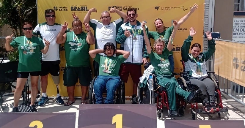 Poliesportivo: Jaraguaenses conquistam 23 medalhas no Meeting Paralímpico