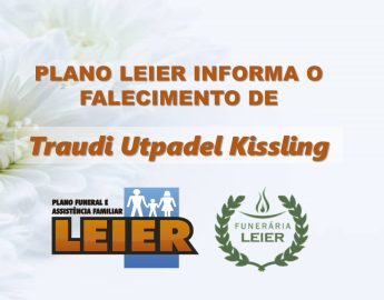 Plano Leier informa o falecimento de Traudi Utpadel Kissling