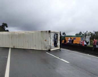 Vídeo de acidente na BR-101 no KM 185