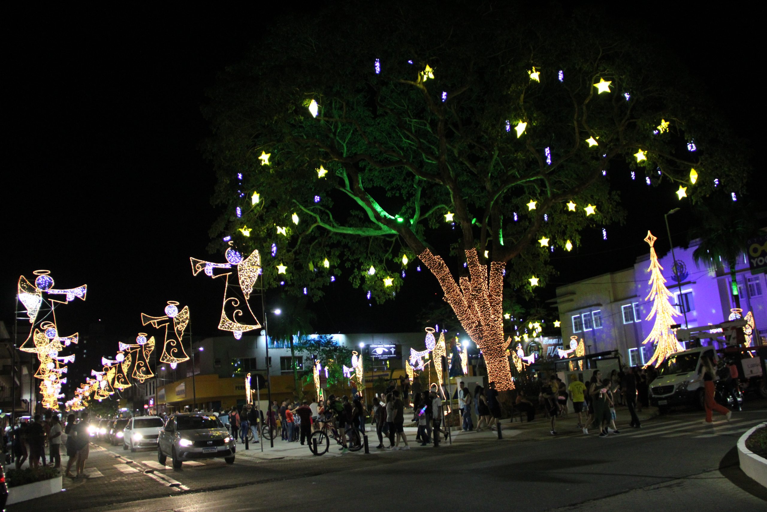 VÍDEO: Mais de cinco mil pessoas acompanham o acendimento das luzes natalinas