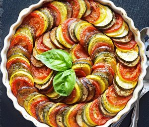 Prato Ratatouille: legumes assados