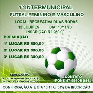 Futsal: Campeonato Intermunicipal tem inscrições abertas em Jaraguá do Sul