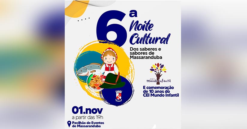 Noite dos Sabores e Saberes e Festival Cultural do Vale na quarta-feira