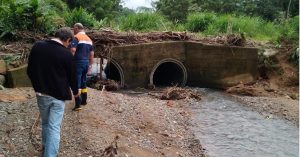 Defesa Civil vistoria o sistema de escoamento de águas pluviais