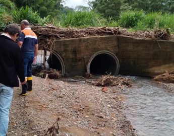 Defesa Civil vistoria o sistema de escoamento de águas pluviais