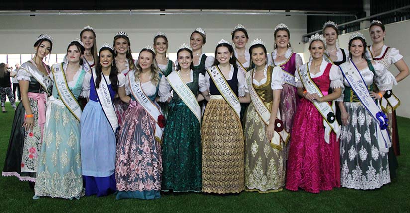 Candidatas se preparam para a disputa do título da 33ª Schützenfest