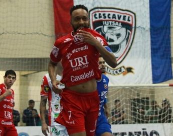Futsal: Atlântico vence Cascavel em jogo de 17 gols na LNF