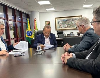 Governador se reúne com Lunelli e Fetrancesc sobre recuperação de rodovias