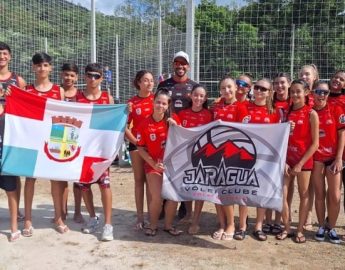 Vôlei de Praia: Duplas jaraguaenses vão ao pódio na Copa Pomerode