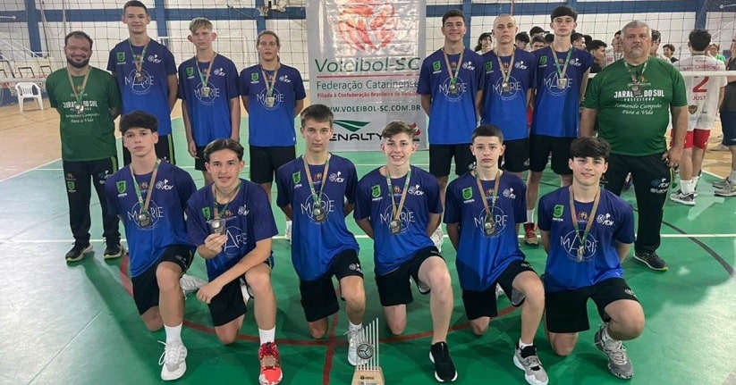 Vôlei: Equipes jaraguaenses são vice-campeãs do estadual