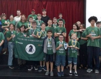 Xadrez: Jaraguá do Sul conquista 20 medalhas no Circuito Escolar