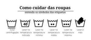 Você sabe o que significam os símbolos nas etiquetas das roupas? Veja aqui