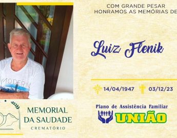 PLANO UNIÃO informa – FALECIMENTO