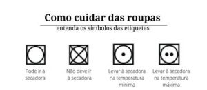 Você sabe o que significam os símbolos nas etiquetas das roupas? Veja aqui