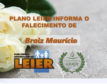 Plano Leier informa o falecimento de Braiz Maurício