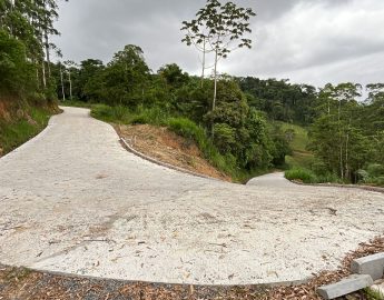 Prefeitura libera acesso ao Pico Malwee após conclusão da concretagem