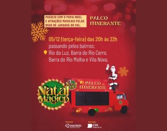 CDL inicia nesta terça-feira o palco itinerante com o Papai Noel
